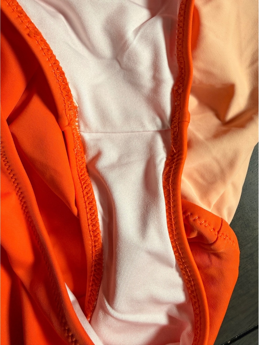NWT Cupshe Orange And White Bowknot One piece Swimsuit Size XS - Picture 7 of 7